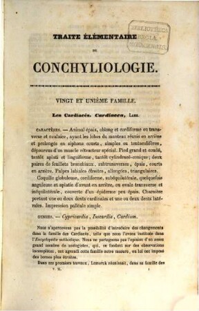 Traité élémentaire de conchyliologie : avec les applications de cette science à la géologie. [2]