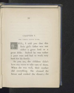 Chapter V. Two useful little maids.