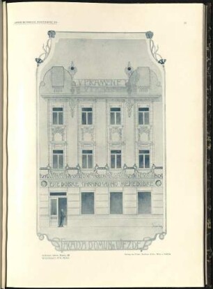 Tafel 26: Concurrenz-Project für das Schmetterhaus in Troppau