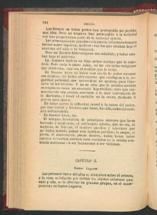 Capítulo II. - Santos Lugares.