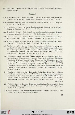 Möbel (Nr. 199-256)