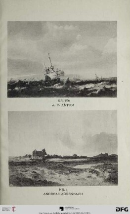 Gemälde alter u. moderner Meister (Nr. 1-308)