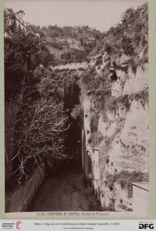 5125. CONTORNI DI NAPOLI. Grotta di Pozzuoli.