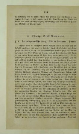 3. Allmäliger Verfall Griechenlands