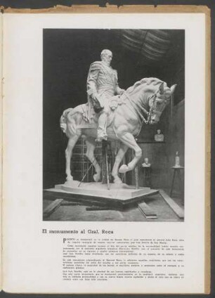 El monumento al Gral. Roca