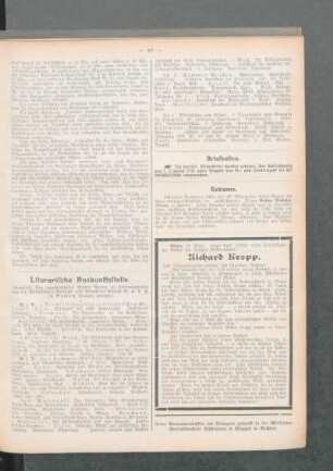 Literarische Auskunftsstelle