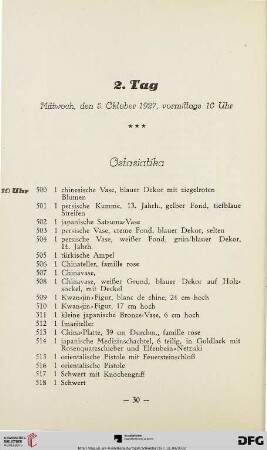 Ostasiatika (Nr. 500-1536)