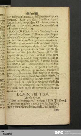 Domin. VIII. Trin.
