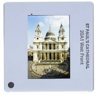 London, St. Paul's Cathedral : Westfassade