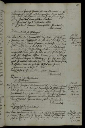 Aufforderung zum Bericht über das Gesuch des Universitätsbuchdruckers Rosenbusch.