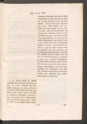 §. 43. Zudem wurde die Reichspfandschaftliche Landvogtey Schwaben ...