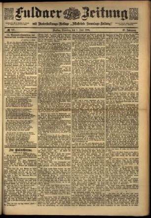 Ausgabe vom Dienstag, den 05. Juni 1900.