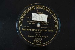 Sweet spirit hear my prayer : from "Lurline" / (Wallace)