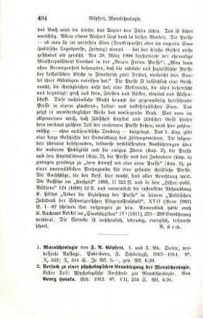 484-487 [Rezension] Göpfert, Franz A., Moraltheologie