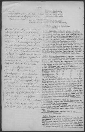 Horb/Neckar mit Altheim, Eutingen, Grünmettstetten, Ihlingen, Isenburg, Nordstetten und Rexingen: Pfarrbericht 1924