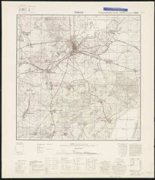 Meßtischblatt 2241 : Teterow, 1955 : Teterow. - Hrsg. 1884, letzte Nachtr. 1932. - 1:25000. - [Berlin]: Reichsamt für Landesaufnahme, 1932. - 1 Kt.