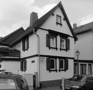 Fachwerkwohnhaus; Bad Homburg, Hauptstraße 1