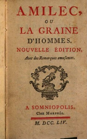 Amilec ou la graine d'hommes