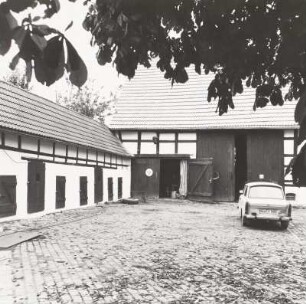 Pegau-Großstorkwitz, Vierseithof, um 1750