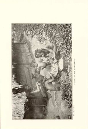 Plate CXI. Children paring camotes