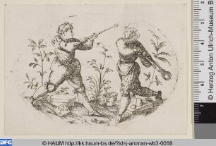 Maler und Anstreicher im Duell