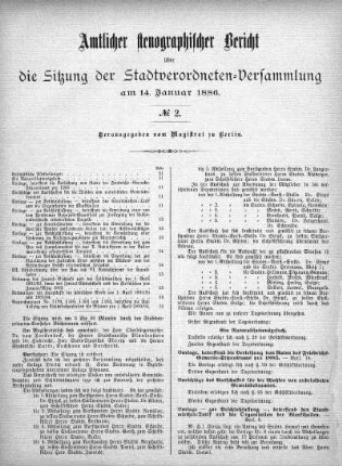 No 2, 14. Januar 1886