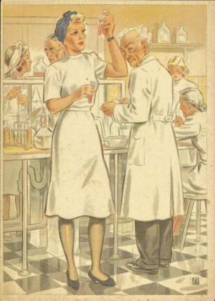 "Frauen schaffen für euch" - Die Laborantin. [R]