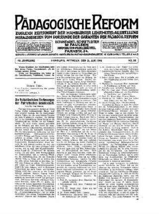 Die Volkstümlichen Vorlesungen der Patriozischen Gesellschaft