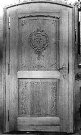 Handwerksausstellung München, 8.6. 1951. Zimmertür