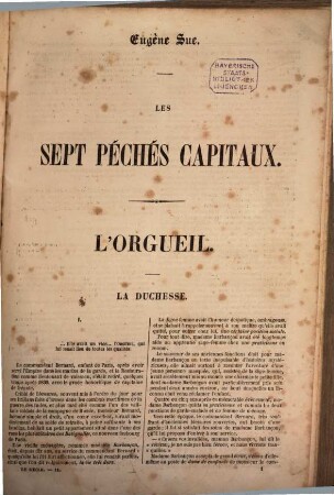 Les sept péchés capitaux