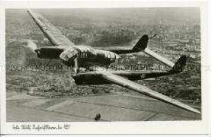Flugzeug "Fw 189" in der Luft