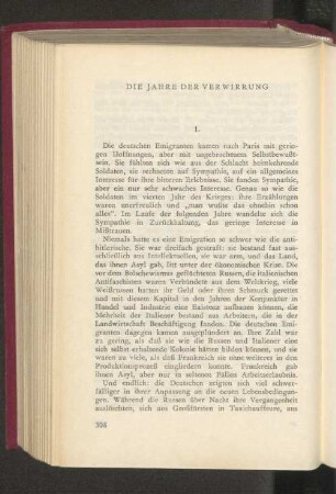 Die Jahre der Verwirrung