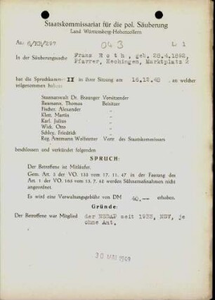 Roth, Franz