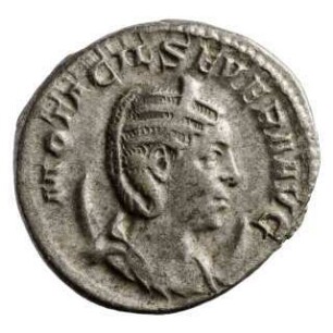 Münze, Antoninian, 246 - 248 n. Chr.