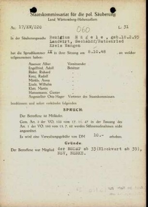 Nägele, Remigius