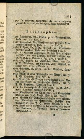 113-119, Philosophie