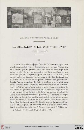 3. Pér. 24.1900: La décoration & les industries d'art, 2 : les arts à l'Exposition Universelle de 1900