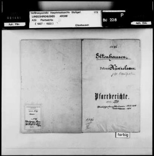 Ettenhausen-Bartenstein: Pfarrberichte und Pfarrbeschreibungen