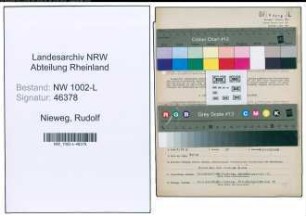 Entnazifizierung Rudolf Nieweg , geb. 22.03.1893 (Justizangest.)