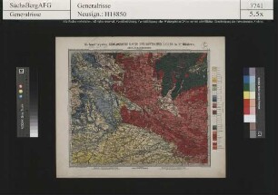 Geologische Karte des Deutschen Reiches in 27 Blättern