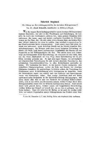 Heinrich Stephani : ein beitrag zur Entwickelungsgeschichte des deutschen Bildungswesens