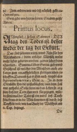 Primus locus.