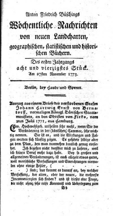 Acht und vierzigstes Stück
