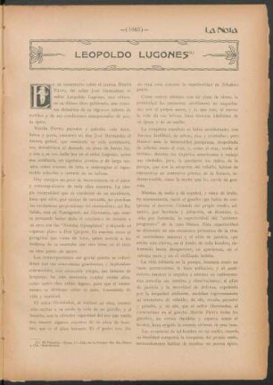 Leopoldo Lugones