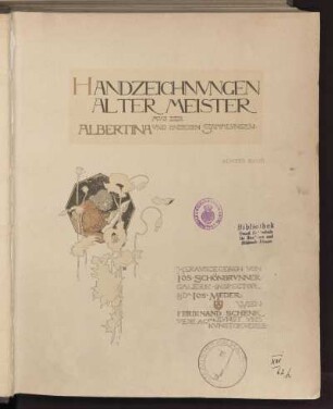 Bd. 8: Handzeichnungen alter Meister aus der Albertina und anderen Sammlungen