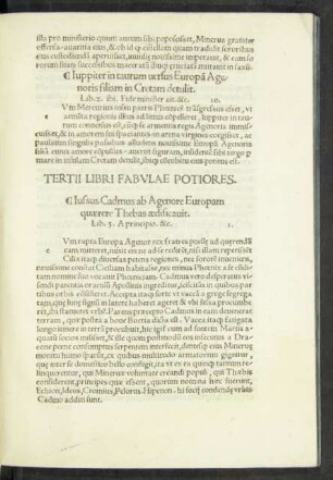 Tertii Libri Fabulae Potiores.