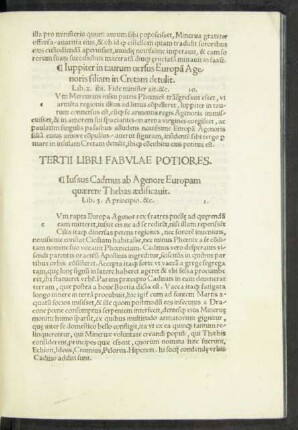 Tertii Libri Fabulae Potiores.