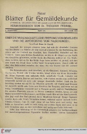 Heft 3/4 (Oktober 1922)