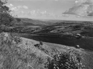 Hügellandschaft : Blick über eine Hügellandschaft im südafrikanischen Tafelland