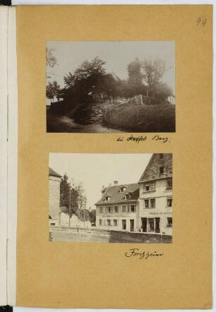 Banz Forchheim: Ansichten (aus: Skizzen- und Fotoalbum 24)